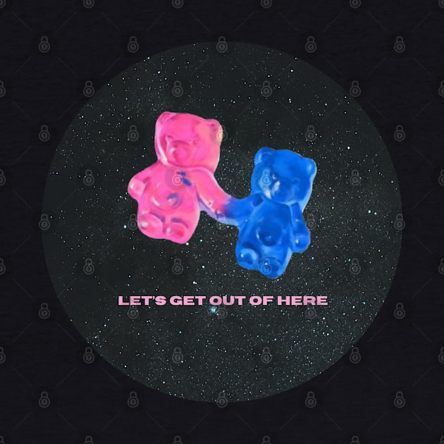 let’s get out of here (circle version) by CaityRoseArt